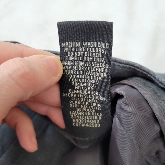 Star City grey dress slacks/pants/trouser functional front pockets 3 juniors - Picture 6 of 10